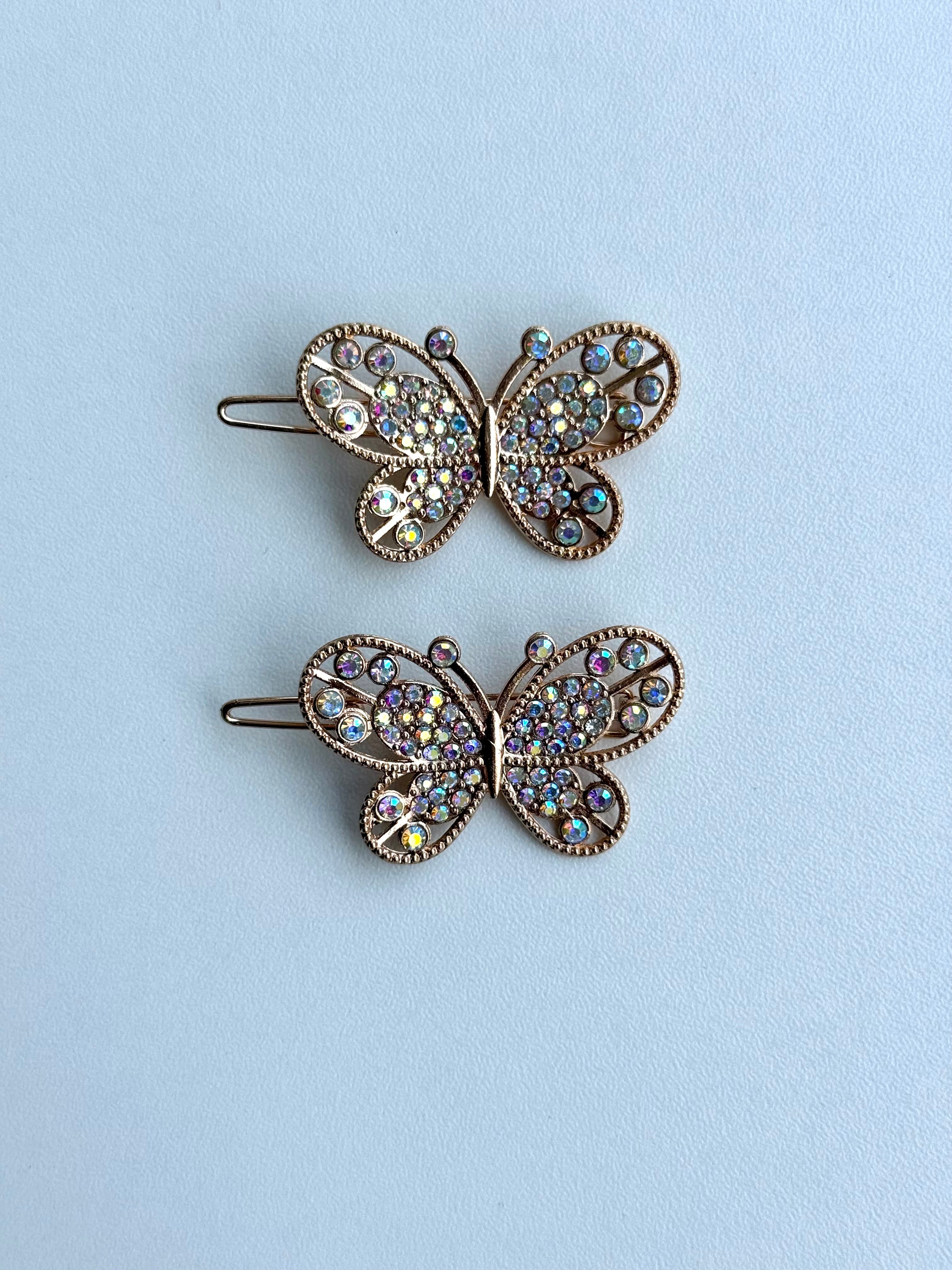 Butterfly Hair Pins