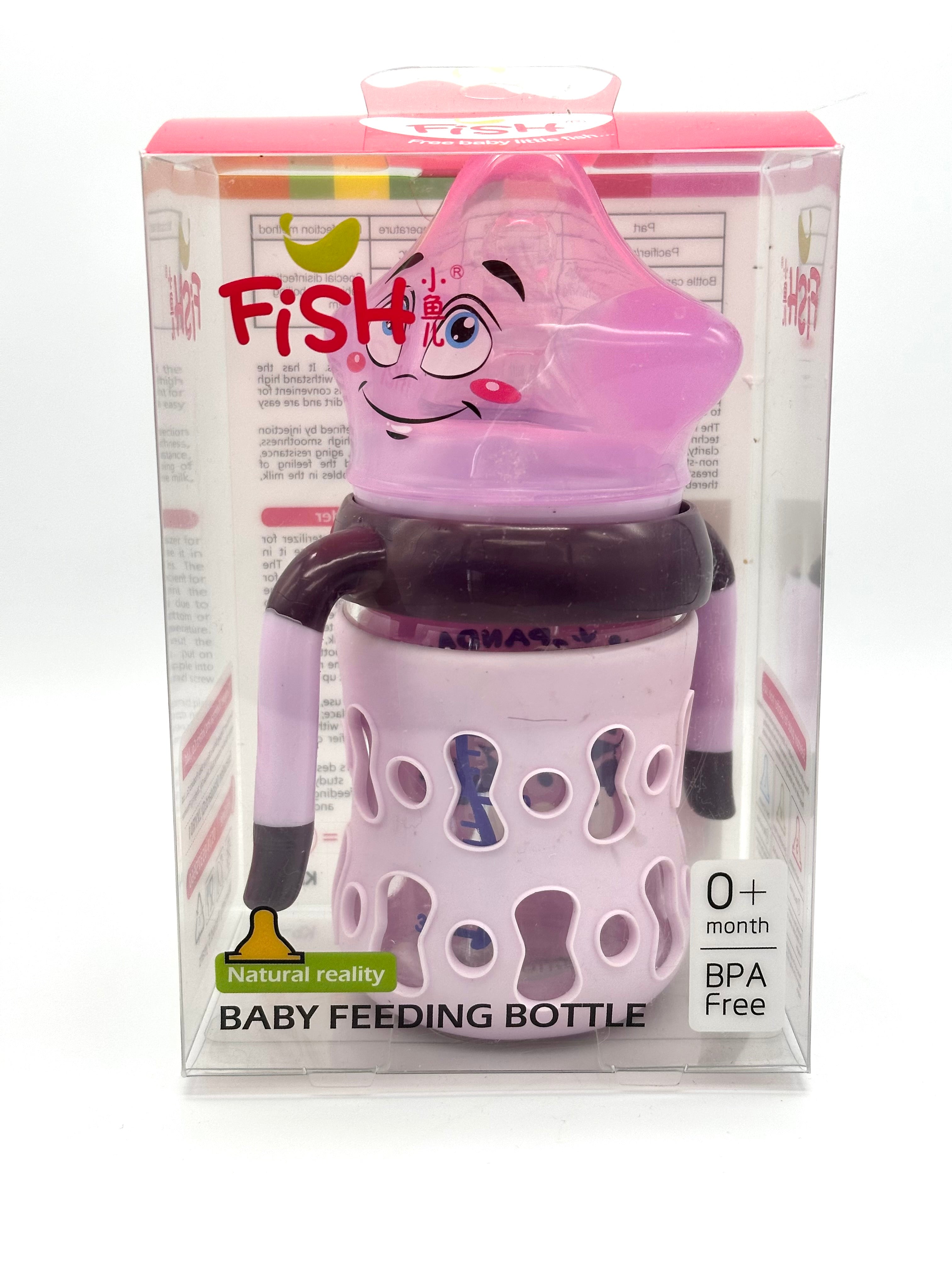 Feeder glass 150ml (fish) 3m+