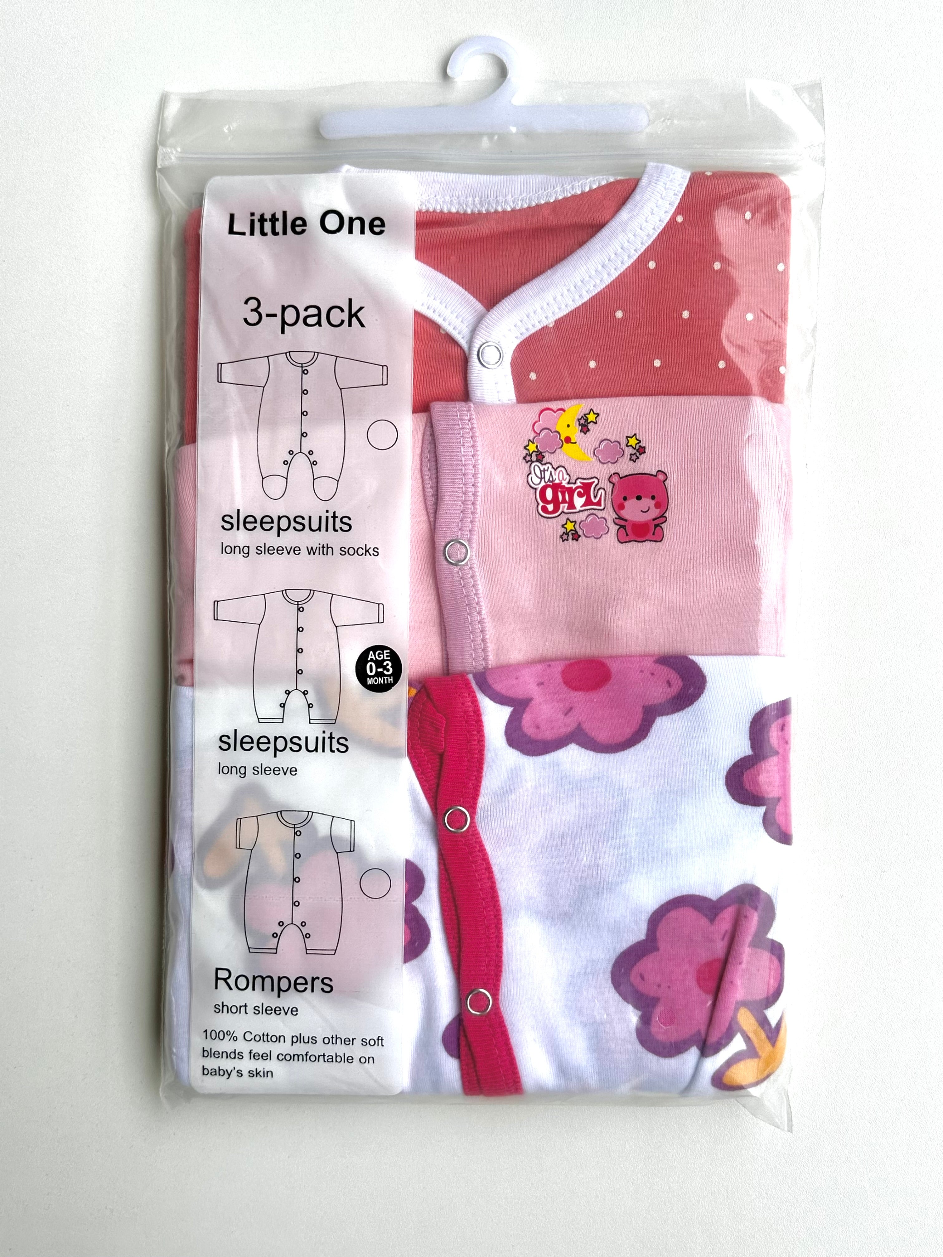 Romper 3pcs (all season)