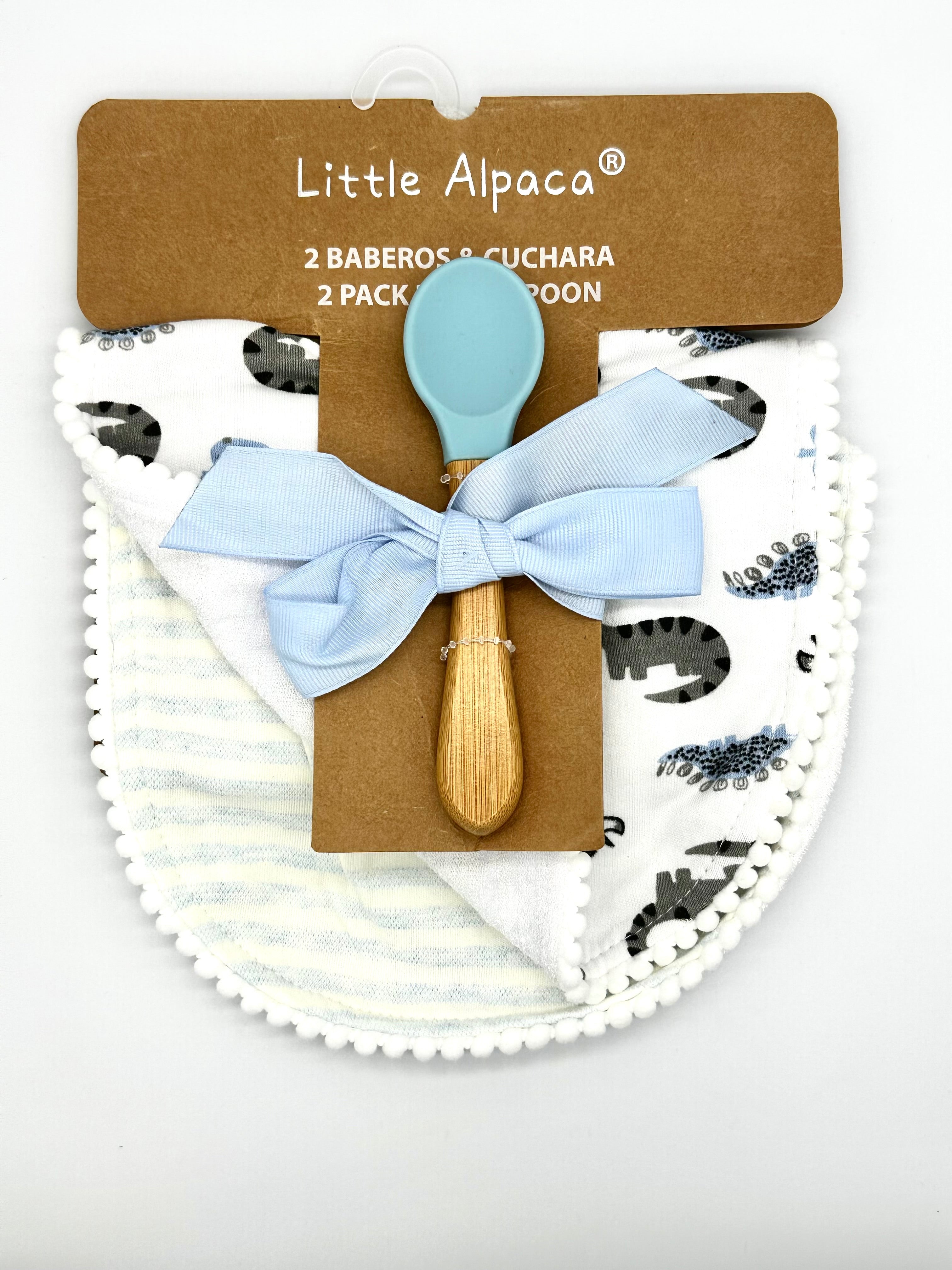 2 pack bibs & spoon