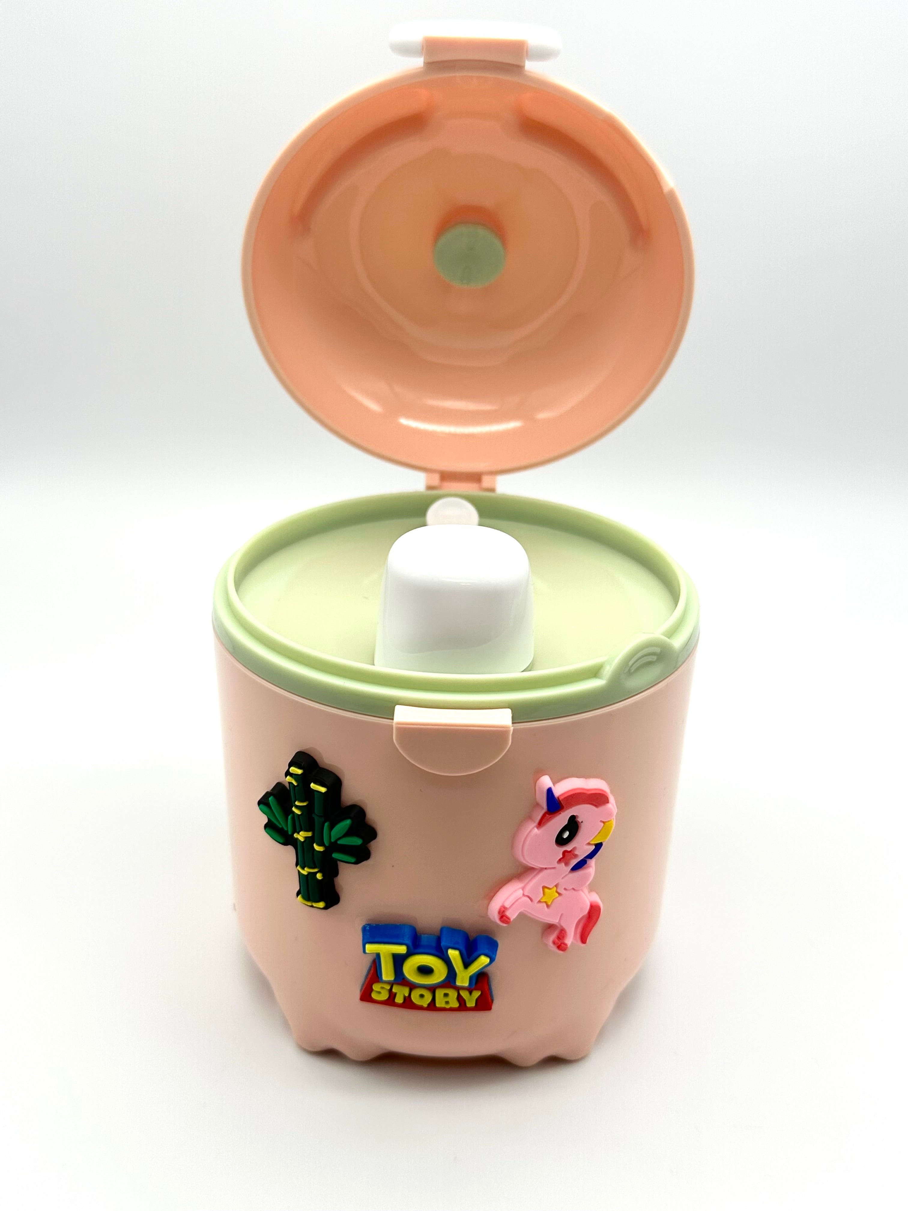 Portable milk powder container
