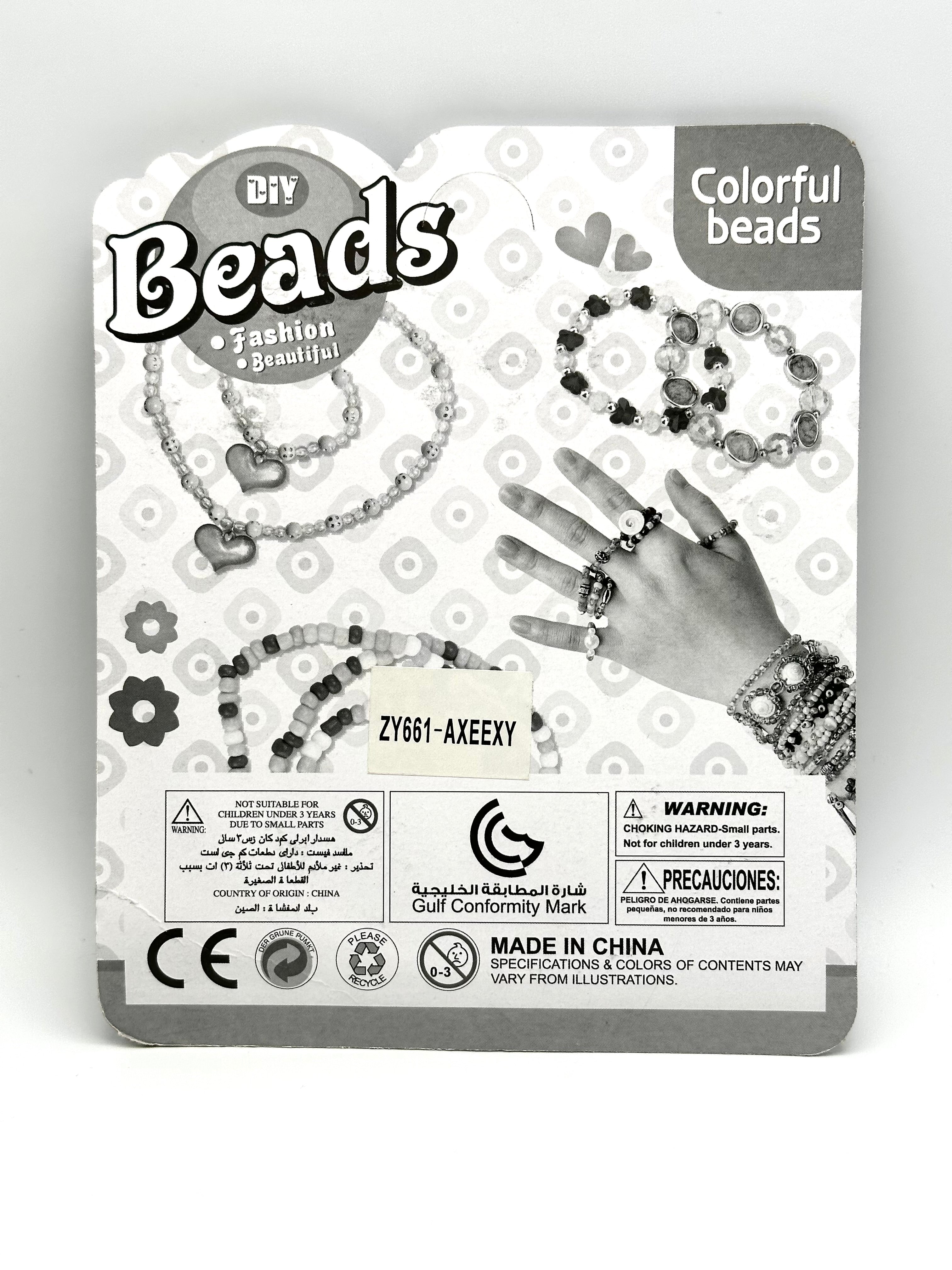 Colourful beads pack