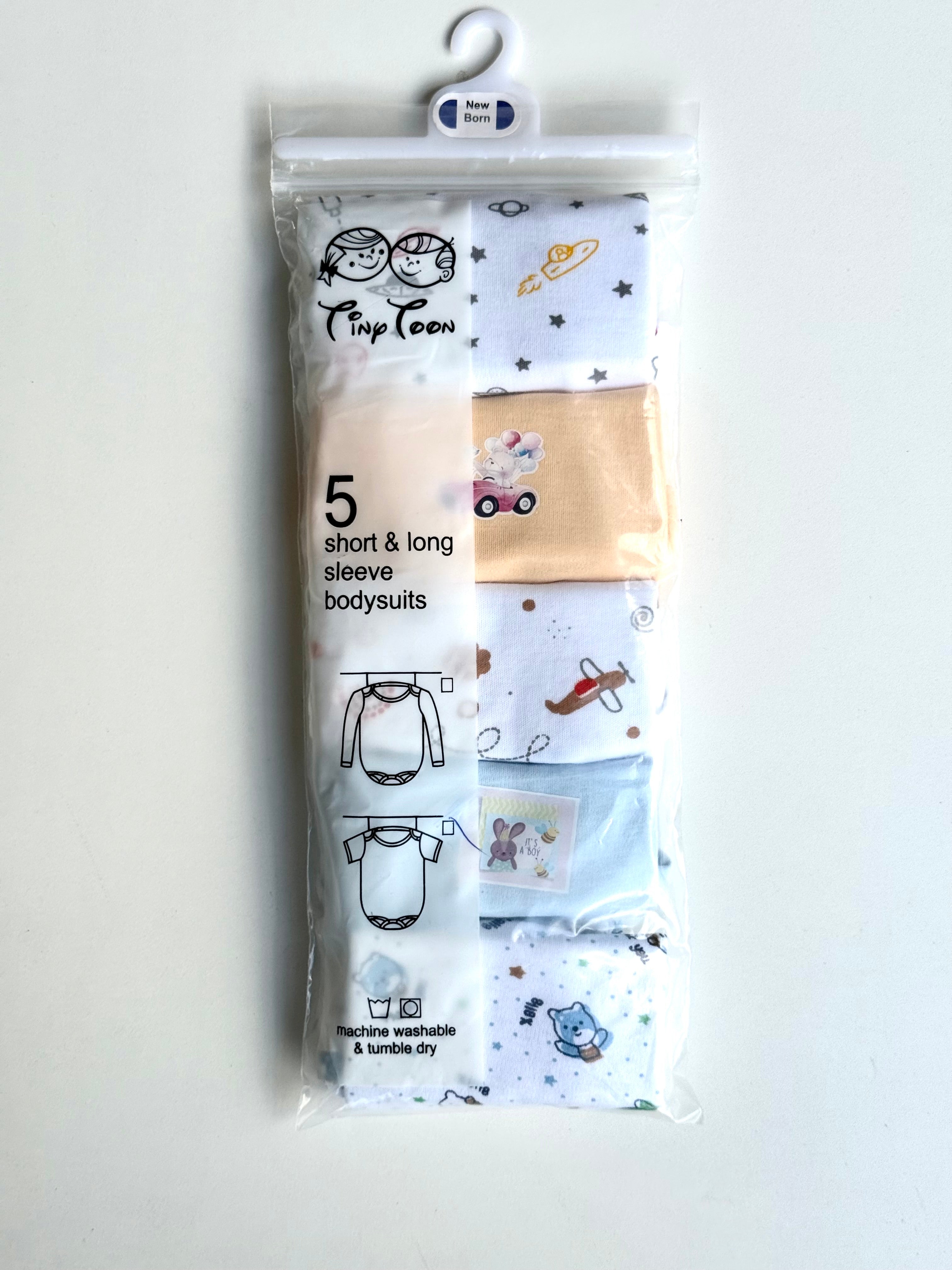 Body suit 5 pieces set