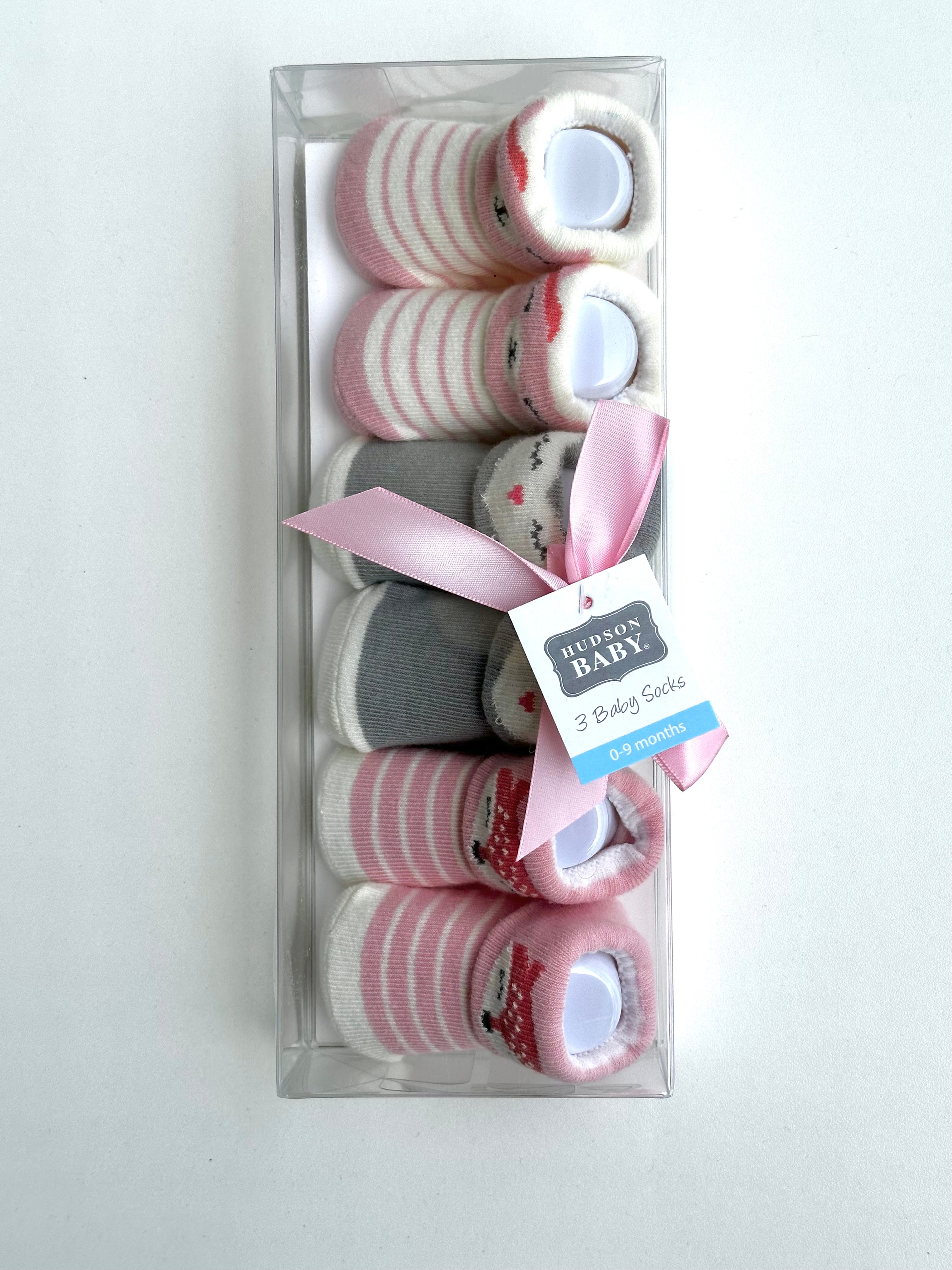 3 baby socks (0-9m)
