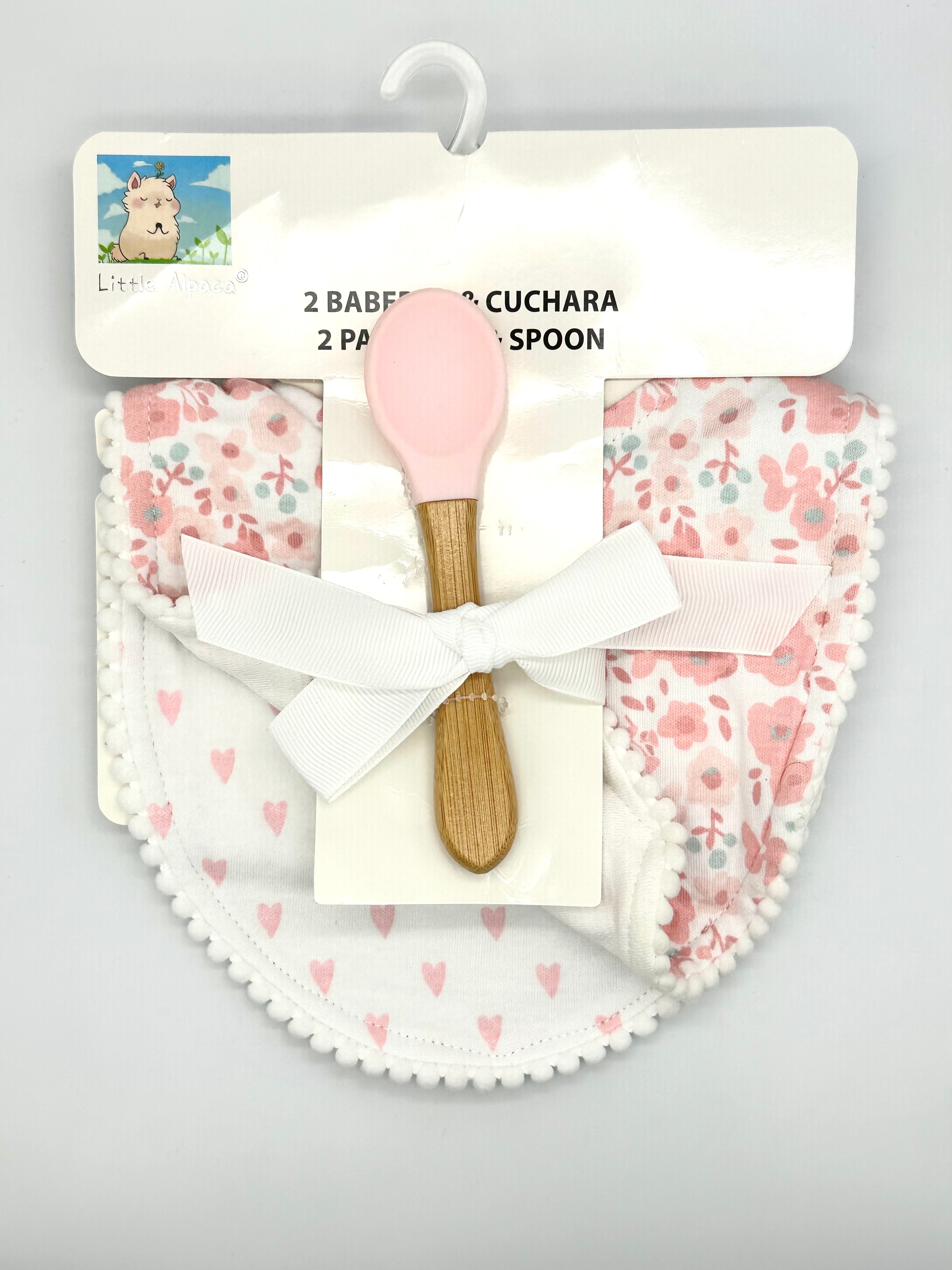 2 pack bibs & spoon