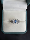 Sapphire cubic ring