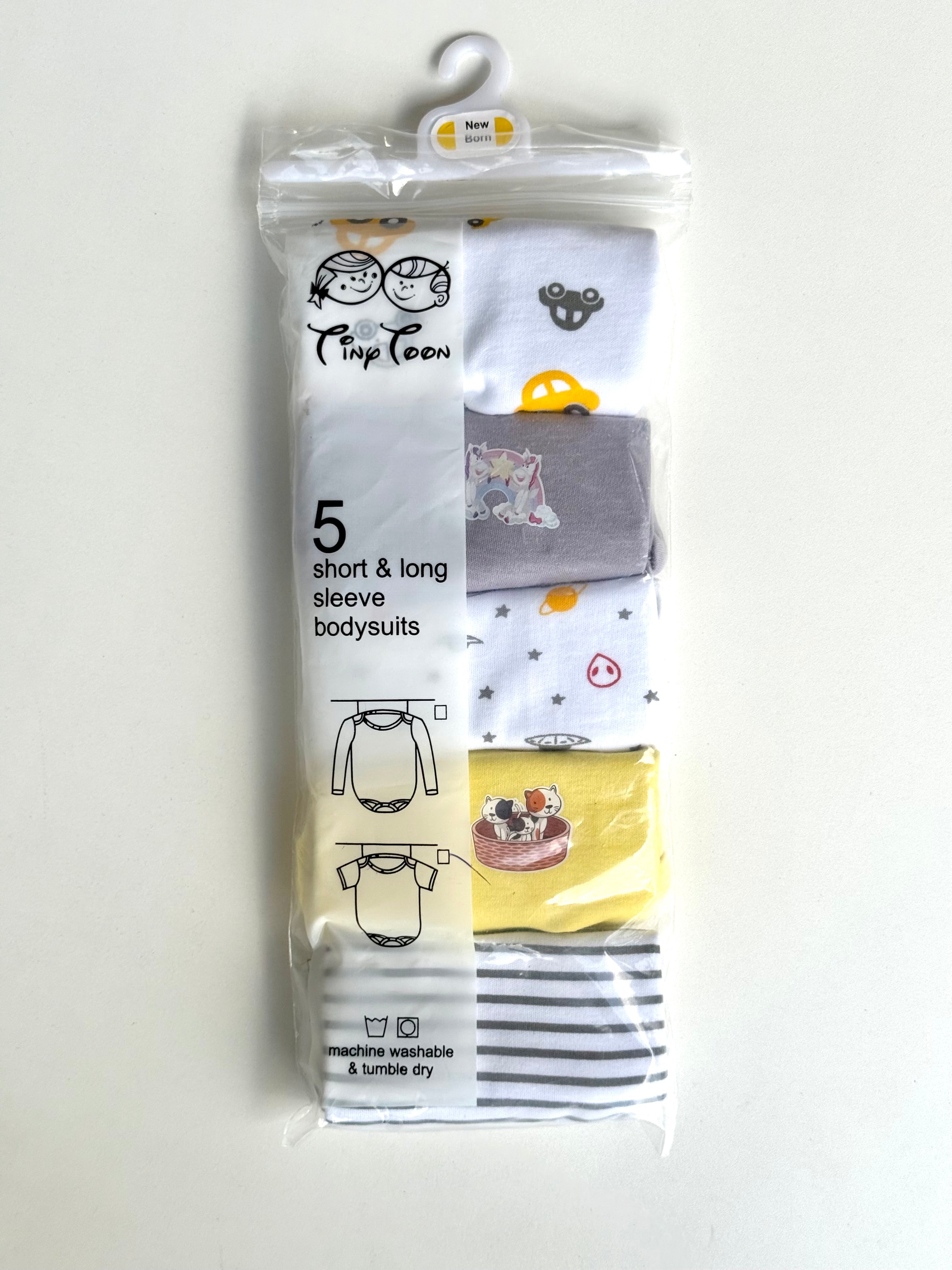 Body suit 5 pieces set