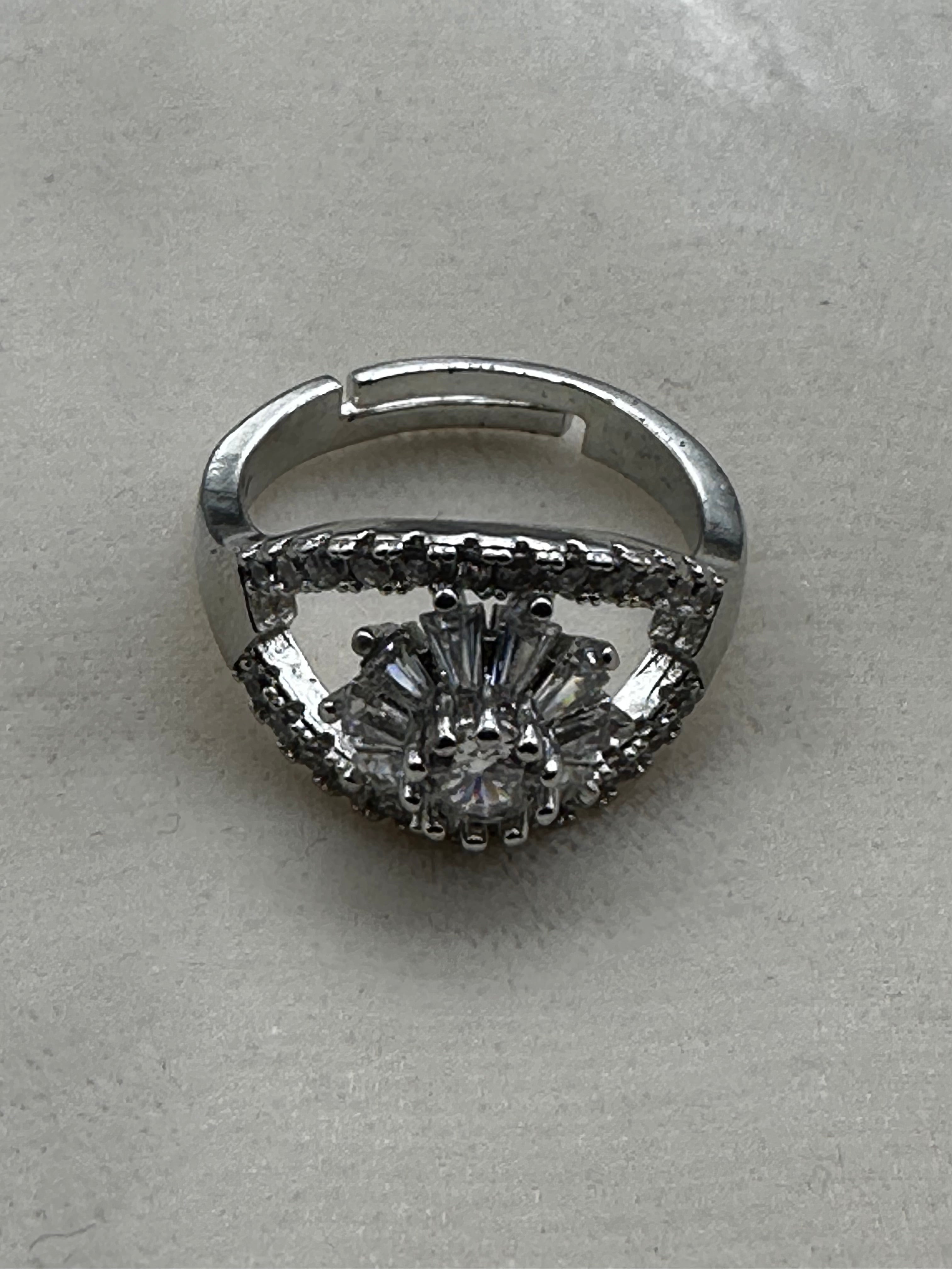 Solid sterling silver ring