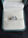 Sapphire cubic ring