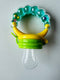 Fruit soother with rattle